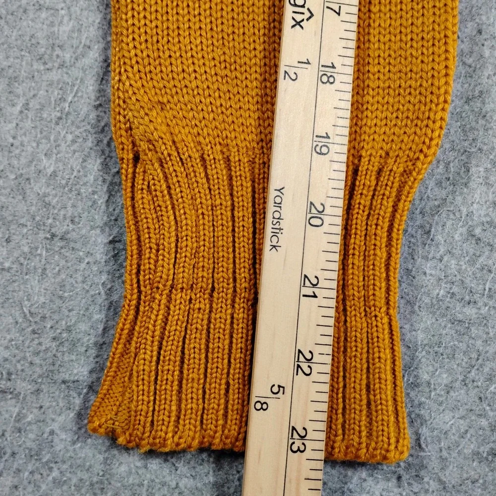 O'Shea‎ Knitting Mills Vintage 40s Varsity Letterman Sweater Mens 38 Gold Wool